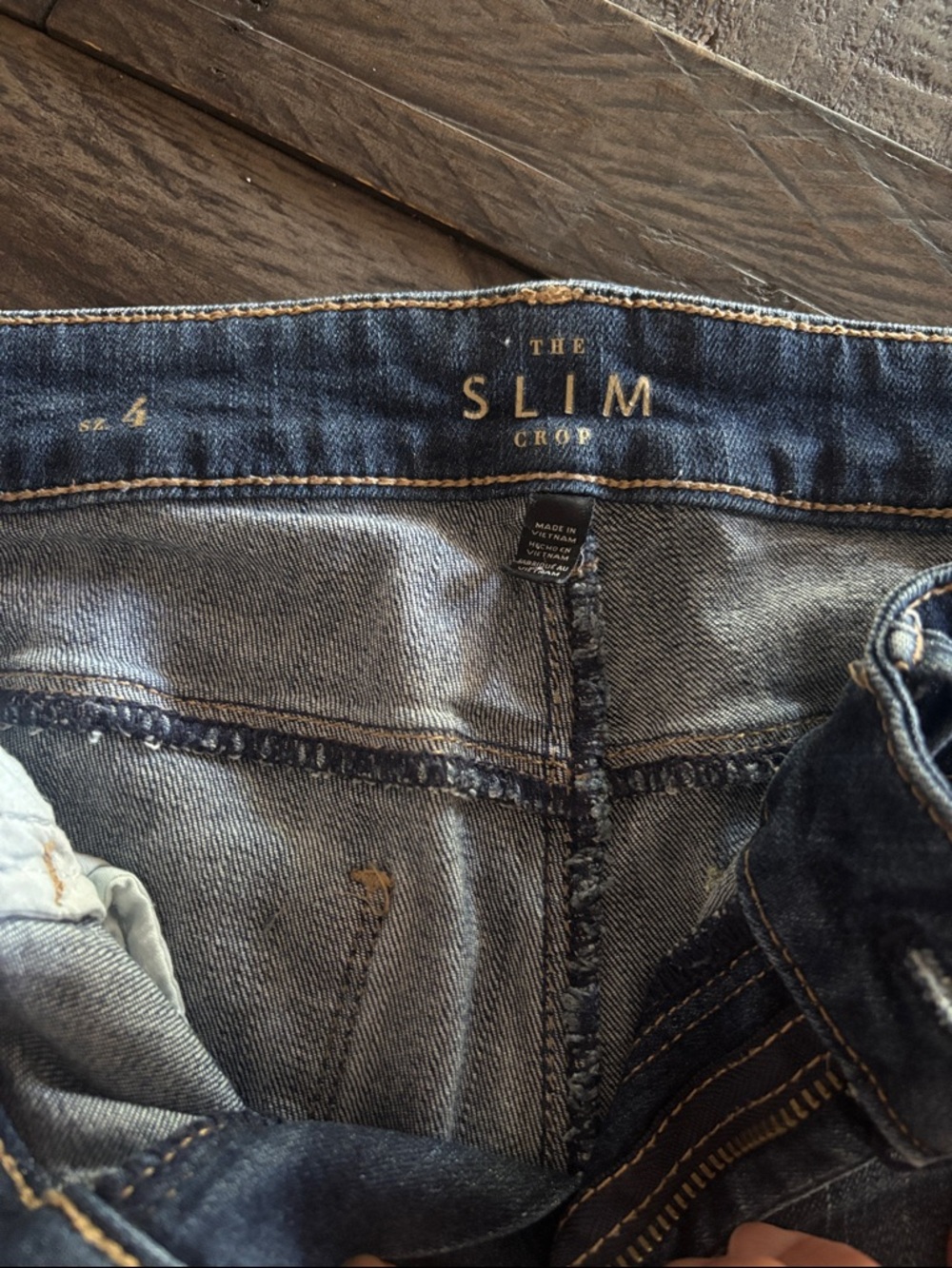 WHBM SIZE 4 SLIM CROP JEANS BUNDLE2SAVE - Picture 4 of 5